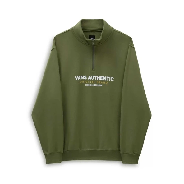 Vans Sport Hafl Zip Yeşil Sweatshirt