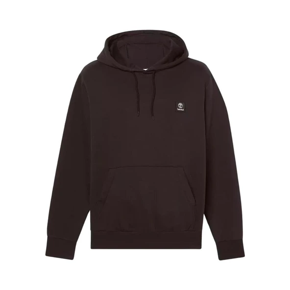Timberland Woven Badge (Bb) Hoodie Siyah Erkek Sweatshirt