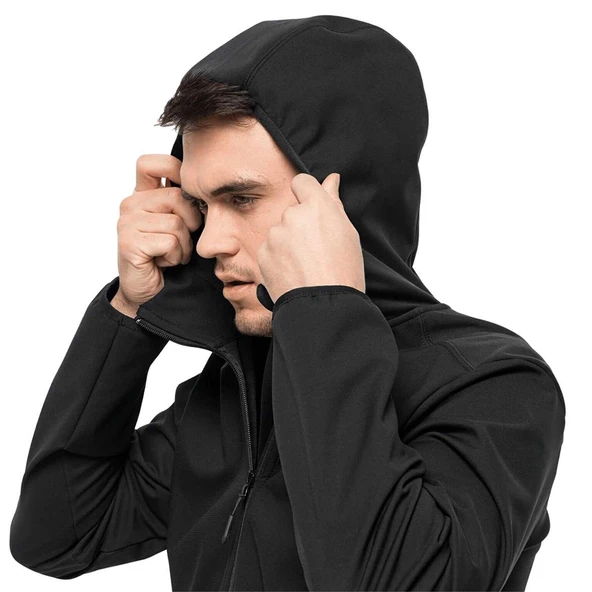 Jack Wolfskin Bornberg Hoody M Erkek Softshell - Resim 5