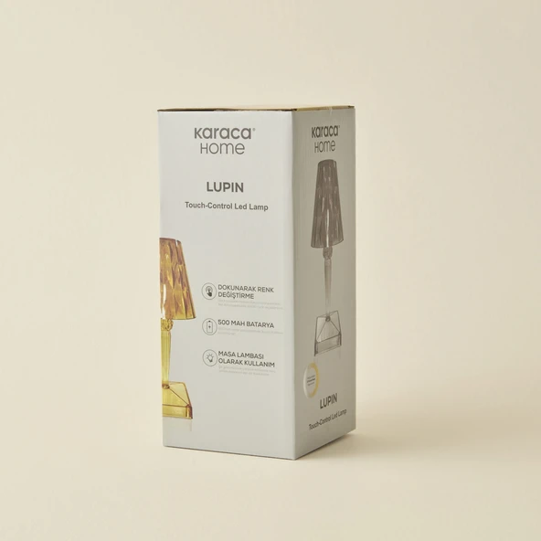 Karaca Home Lupin Led Masa Lambası Amber - 9