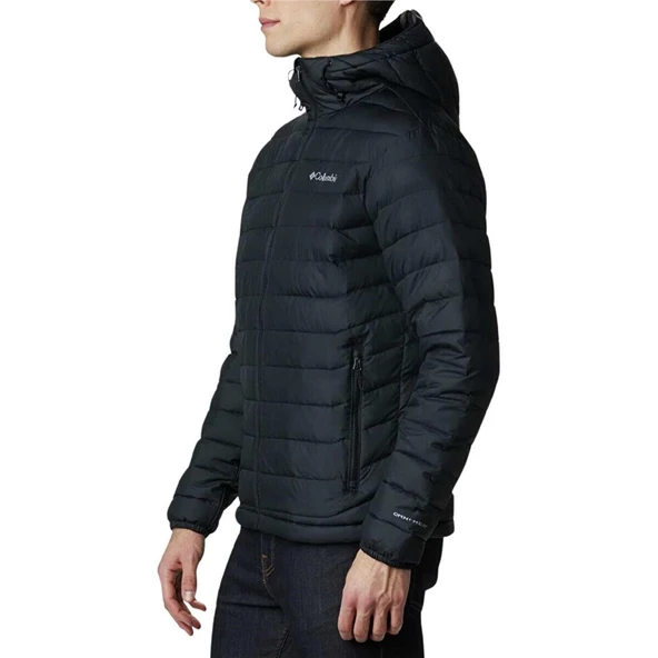 Columbia Powder Lite Hooded Siyah Mont - 4