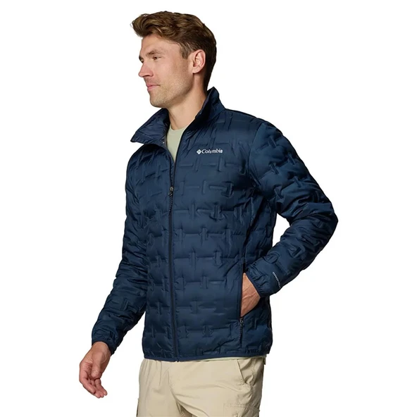 Columbia  Delta Ridge II Down Jacket Erkek Lacivert Mont - Resim 4