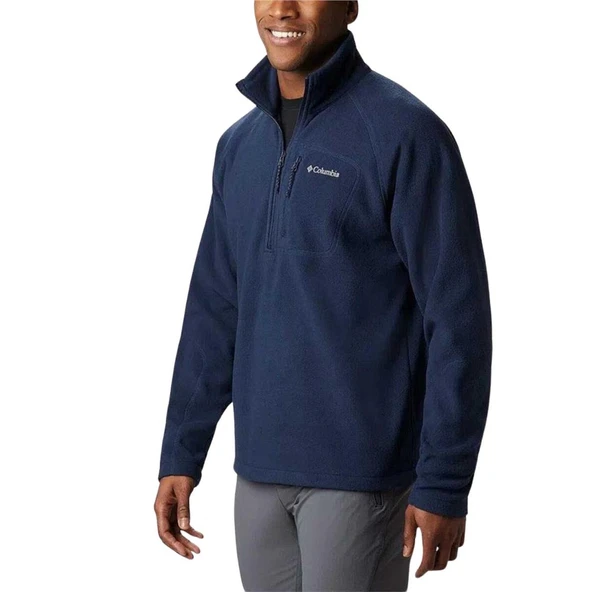 Columbia Fast Trek III Half Zip Fleece Lacivert Polar