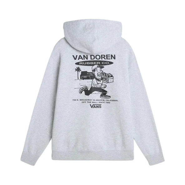 Vans FUN GFX LOOSE PO Erkek Gri Sweatshirt - Resim 2