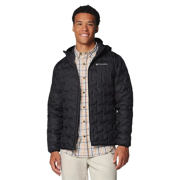 Columbia  Delta Ridge II Down Hooded Jacket Erkek Siyah Mont