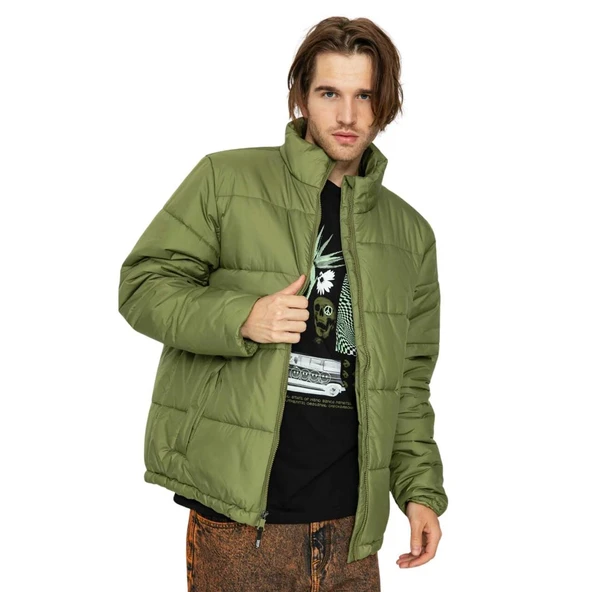 Vans No Hood Norris Mte 1 Puffer Yeşil Erkek Mont - Resim 2