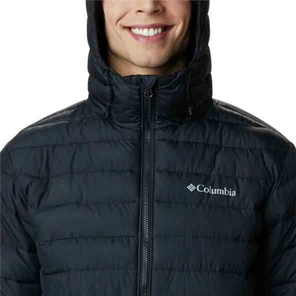 Columbia Powder Lite Hooded Siyah Mont - 6