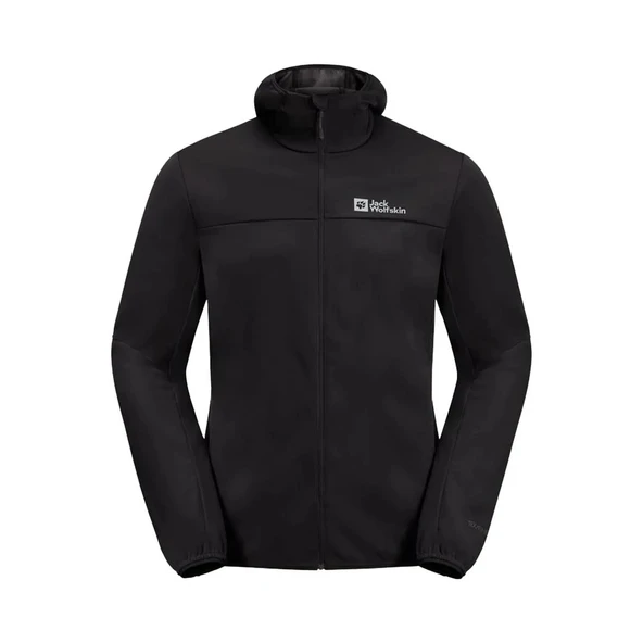 Jack Wolfskin Feldberg Hoody M Erkek Siyah Softshell