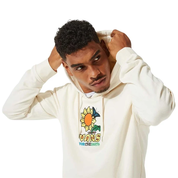 Vans Eco Positivity Po Krem Sweatshirt - Resim 5