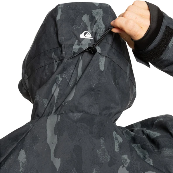 Quiksilver Mission Printed Jk Erkek Snowboard Ceketi - 5