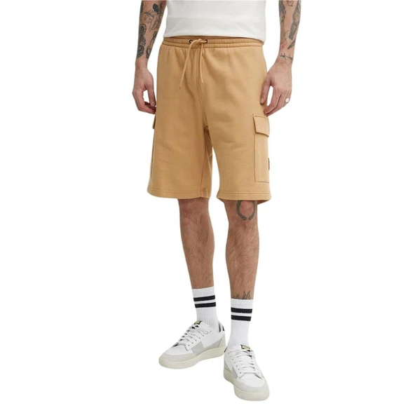 Timberland Woven Badge (Bb) Cargo Sweatshort Lıght Wheat Boot Erkek Şort