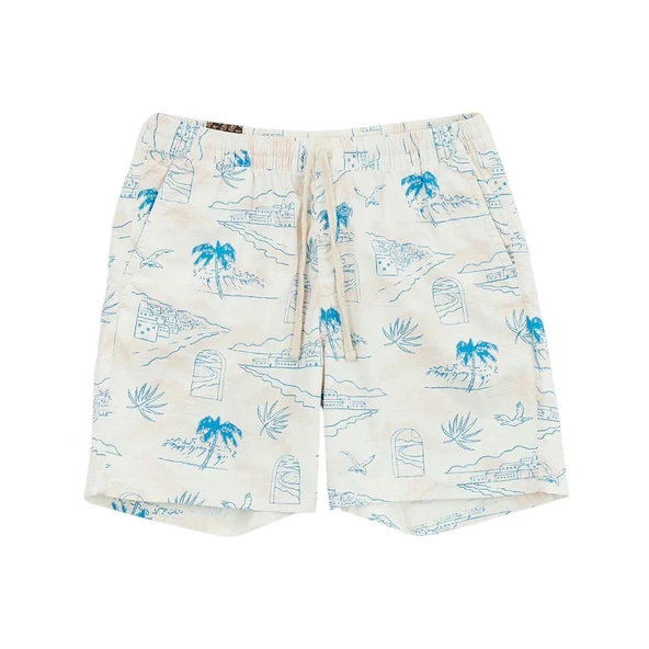 Vans Mn Range Relaxed Elastic Erkek Beyaz Şort