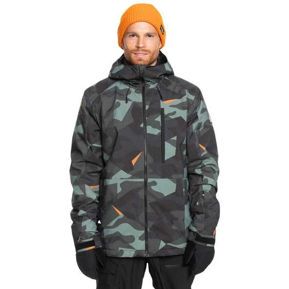 Quiksilver Mission Printed Jk Erkek Snowboard Ceketi