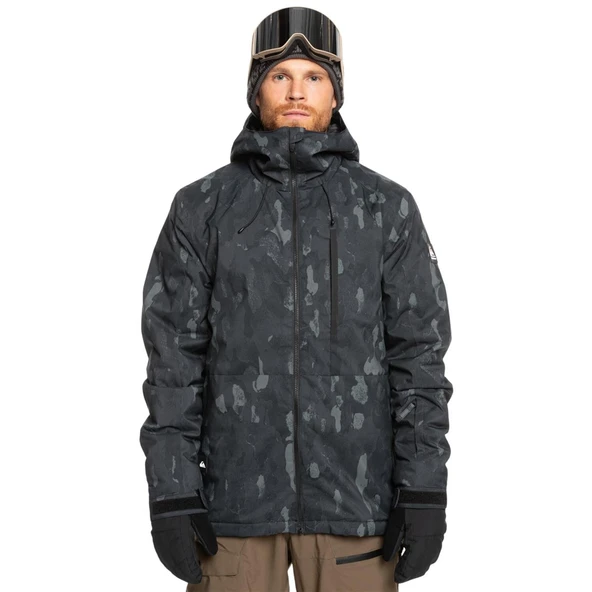 Quiksilver Mission Printed Jk Erkek Snowboard Ceketi