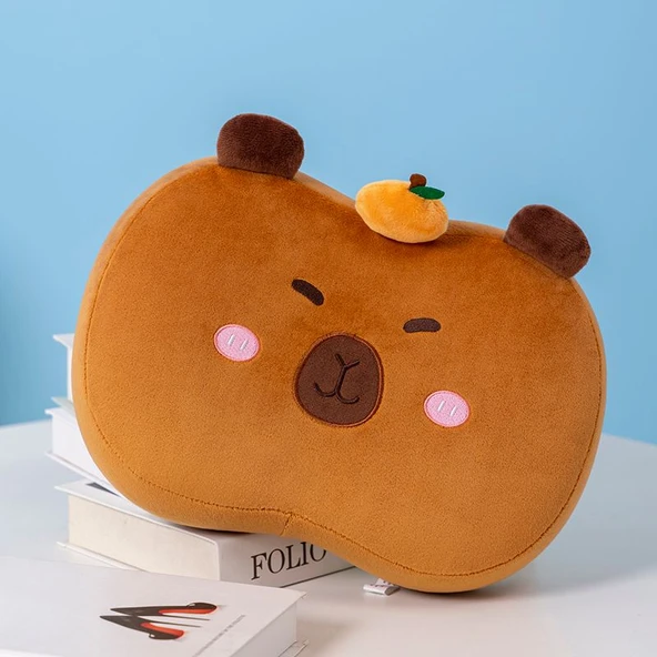 Çizgi Film Peluş Yastık - Su Samuru - 31x23x7.5cm