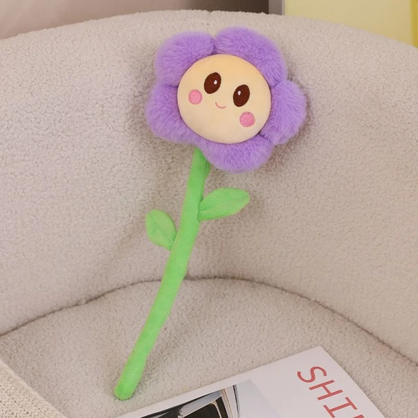 40cm Peluş Çiçek Oyuncak - Ayçiçeği (Model 2) - 9