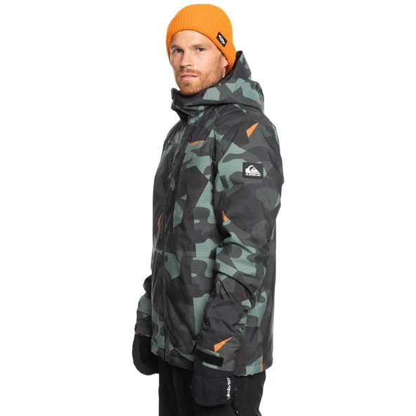 Quiksilver Mission Printed Jk Erkek Snowboard Ceketi - 2