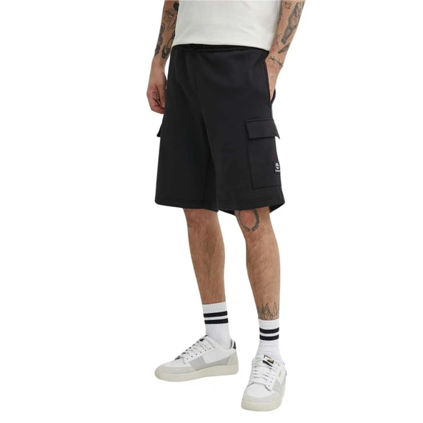 Timberland Woven Badge (Bb) Cargo Sweatshort Siyah Erkek Şort - 2
