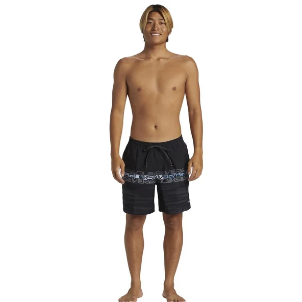 Quiksilver Everyday Wordblock Volley 17 Erkek Siyah Volley Short - 5