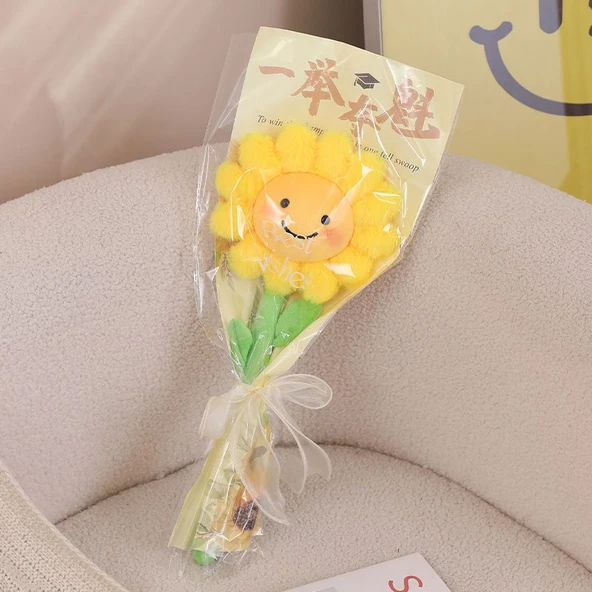40cm Peluş Çiçek Oyuncak - Ayçiçeği (Model 2) - 5