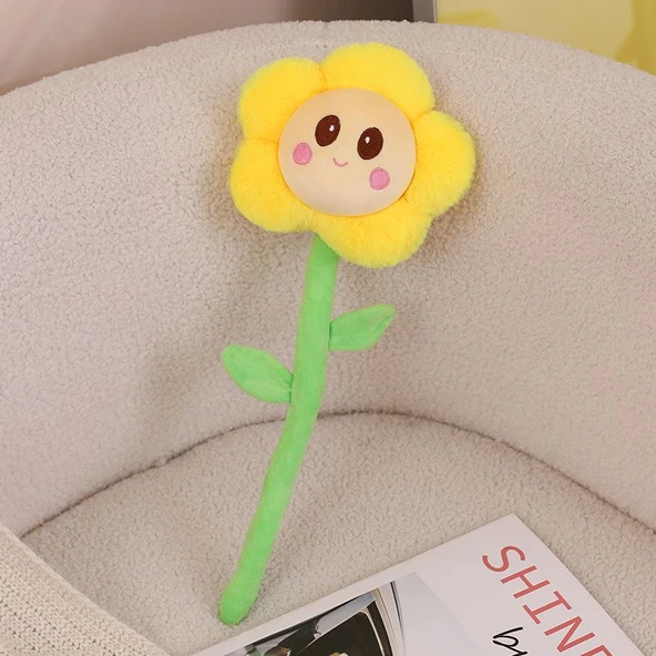 40cm Peluş Çiçek Oyuncak - Ayçiçeği (Model 2) - 6