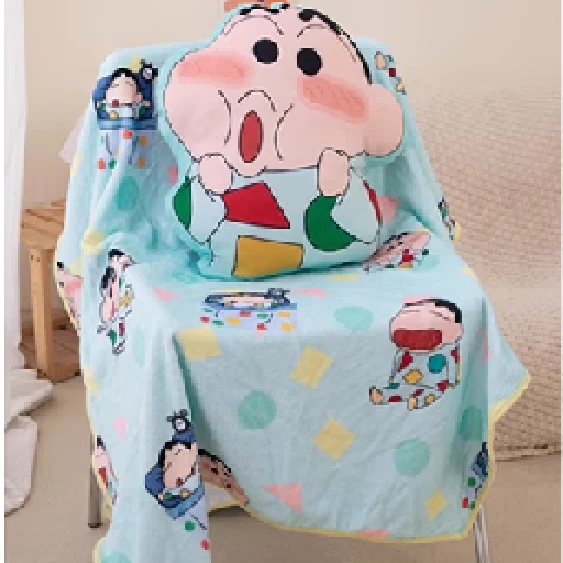 Şaşkın Şin-çan Peluş Battaniye - Sürpriz 38cm, 100x150cm