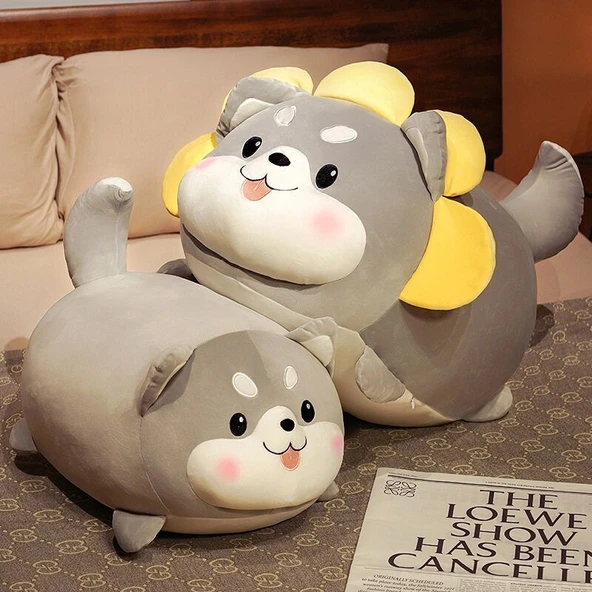 Husky Peluş Yastık - Çiçekli Desen 35cm - 7