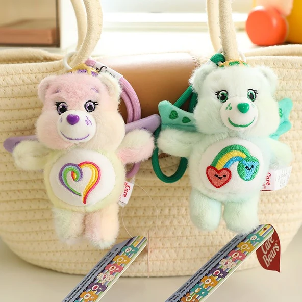 Yeşil Kolye Melek Ayıcık Peluş Oyuncak - 15cm - Resim 11