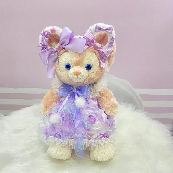 40-50cm Oyuncak Bebek Kıyafeti - Küçük Deniz Kızı + Cinnamoroll Çanta + Beyaz Ayakkabı Mavi Kurdele - 8