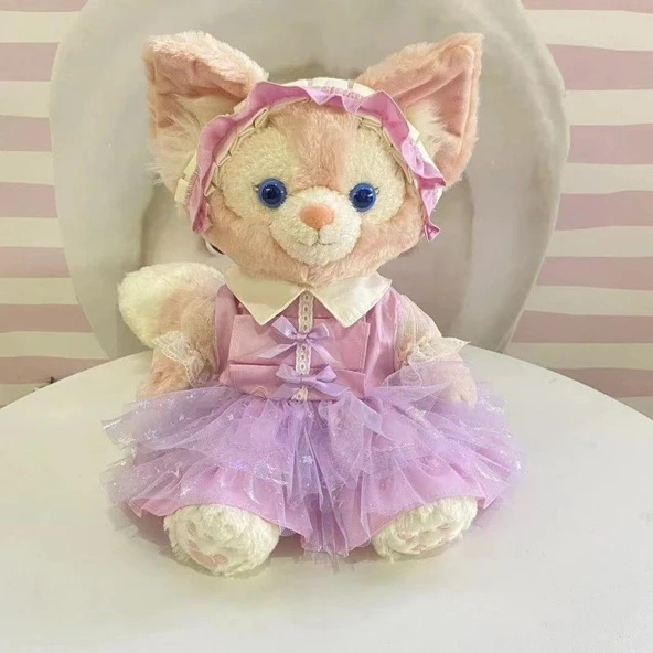 40-50cm Oyuncak Bebek Kıyafeti - Lika Lulu + Melody Çanta + Beyaz Ayakkabı Pembe Kurdele - 4