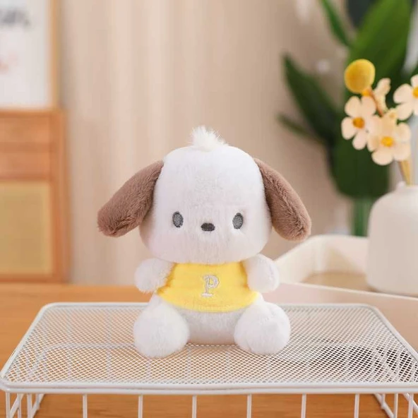 Peluş Oyuncak Hayvan Serisi - Sarı Köpek Yavrusu 13cm