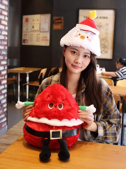 Noel Serisi Peluş Oyuncak Bebek - Yılbaşı Ağacı - 55x30cm - Resim 10