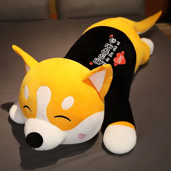 Shiba Inu Peluş Yastık - Aşkım Sensin - 1.2 Metre