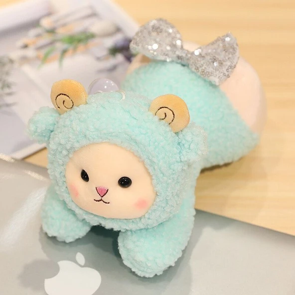 Koyun Peluş Oyuncak - Mavi Şeftali - 25cm