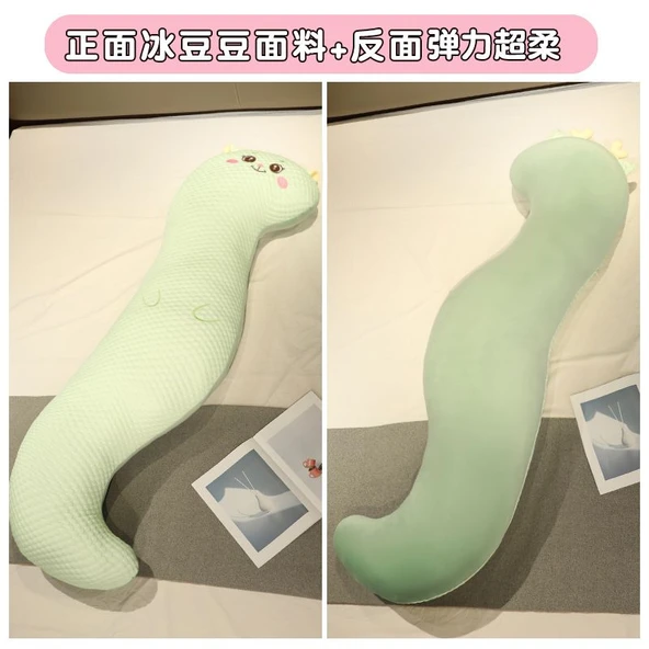 Yan Yatanlar İçin Bacak Yastığı Peluş Oyuncak - Dinozor - 130cm