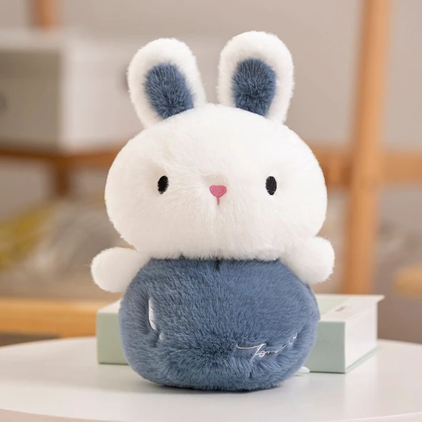 Fantuan Tavşan Peluş Oyuncak - Derin Deniz Mavisi, 40cm