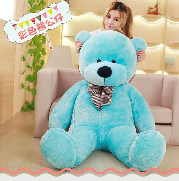 Mor Peluş Oyuncak Ayı - 140cm - 10