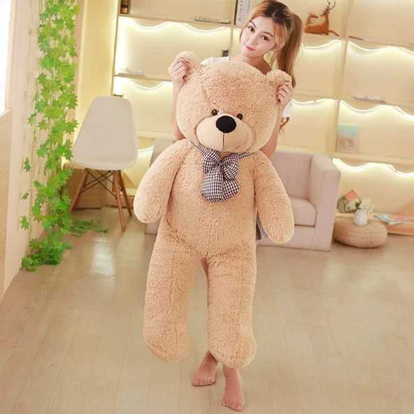Mor Peluş Oyuncak Ayı - 140cm - 3