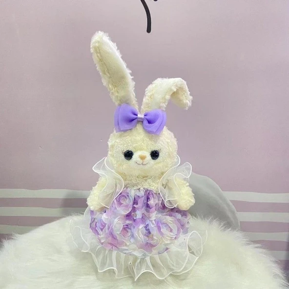StellaLou Tavşan Bebek Elbisesi - Şirinler - 50cm - 9