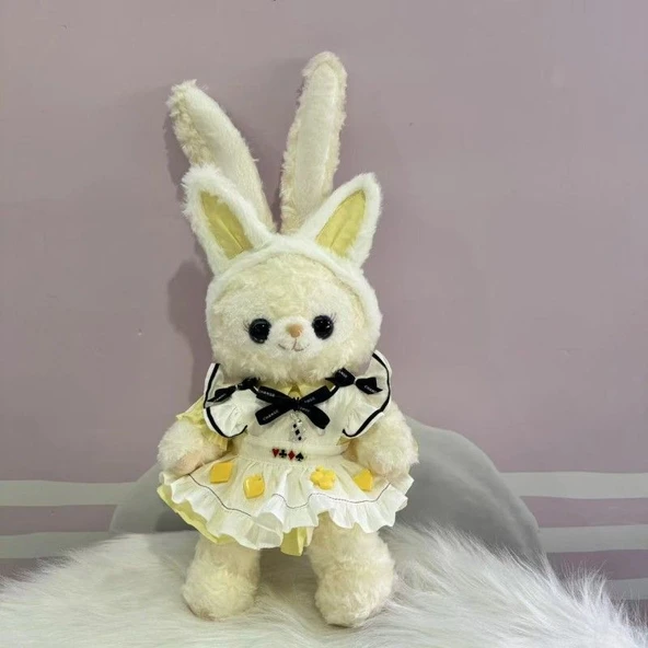 StellaLou Tavşan Bebek Elbisesi - Siyah Tül Etek - 50cm - 2