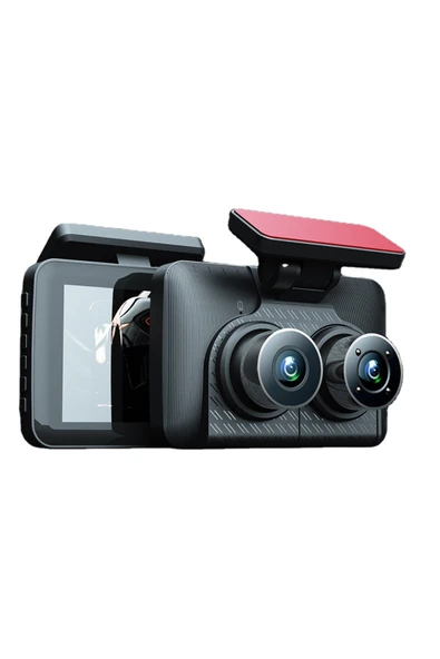 3 Kamera Lens Araç İçi Kamera - 5