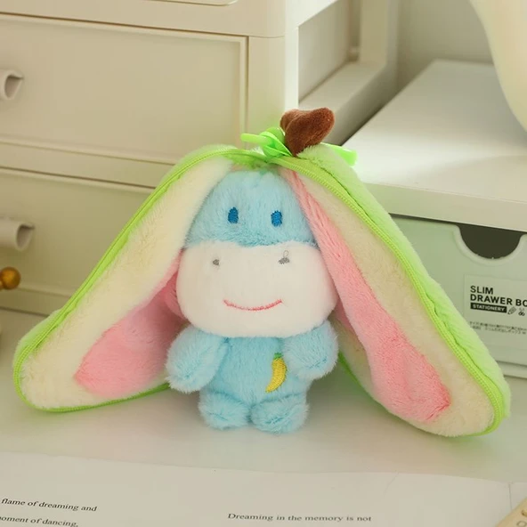 Meyve Kostümlü Hayvan Peluş Oyuncak - Yaban Domuzu - Resim 6