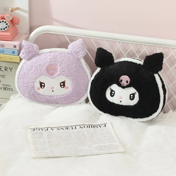 Tavşan Tüyü Fırça Çiçek Yastık - KT Kedi - 40cm - 11