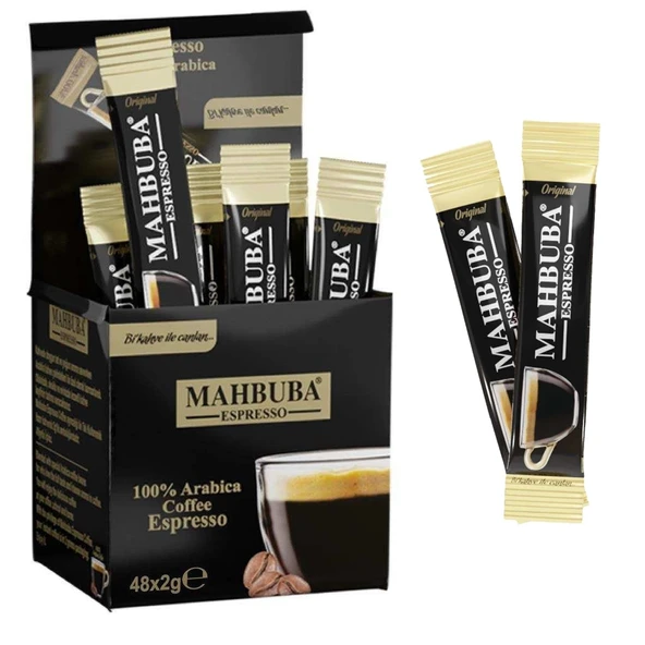 Mahbuba Hazır Öğütülmüş %100 Arabica Espresso Bi Kahve ile Canlan 48x2gr