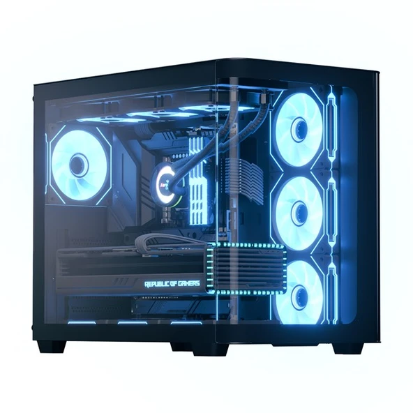 Aerocool P500C Mirror A-RGB ATX Siyah Psu yok