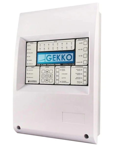 GEKKO+1  1 Loop Yangın Alarm Kontrol Paneli 125 Adres