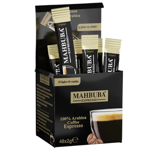 Mahbuba Hazır Öğütülmüş %100 Arabica Espresso Bi Kahve ile Canlan 48x2gr - 2