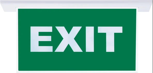 SG054-SA Çift Yönlü Acil Yönlendirme Armatürü (Sıvaaltı Aparatlı) Exit