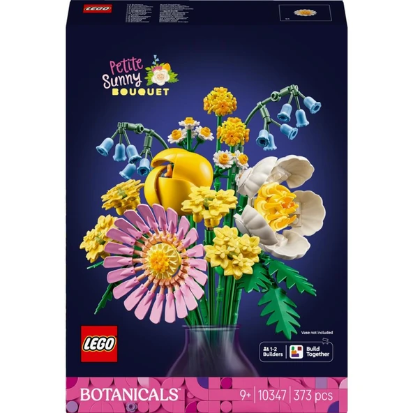 LEGO 10347  Botanicals Küçük Sarı Buket - 9 Yaş & Üzeri Çocuklar için Çiçek Model Yapım Seti (373 Parça) - 3