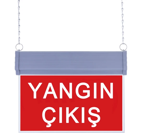 SG056 Çift Yönlü Acil Yönlendirme Armatürü (Zincirli) Yangın Çıkış